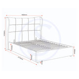 Fabric Double Ottoman Storage Bed - Verona