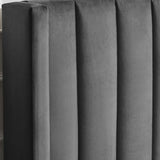 Fabric Double Ottoman TV Storage Bed - Clara