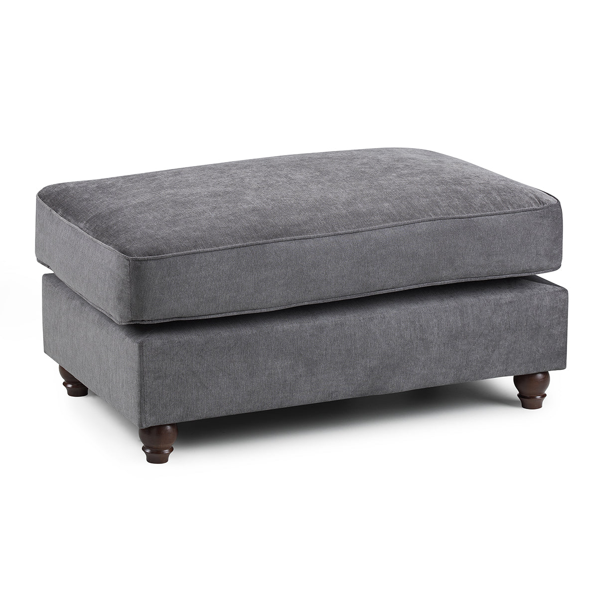 Fabric Footstool Fullback - Windsor