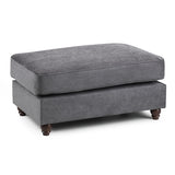 Fabric Footstool Fullback - Windsor