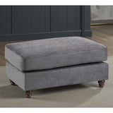 Fabric Footstool Fullback - Windsor