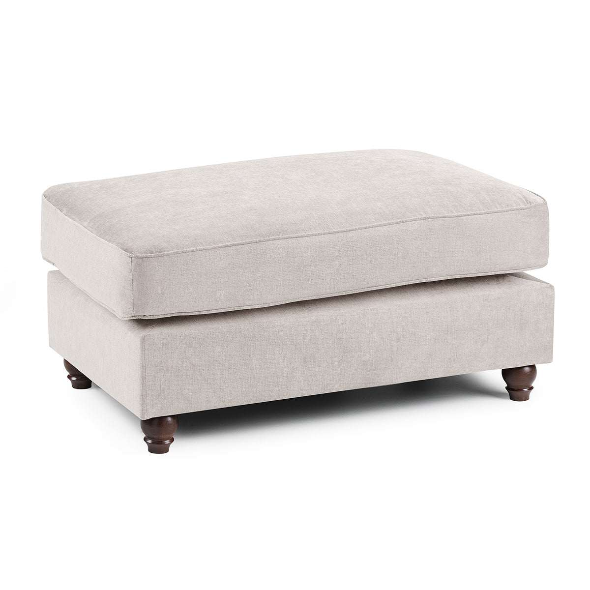 Fabric Footstool Fullback - Windsor