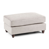 Fabric Footstool Fullback - Windsor