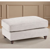 Fabric Footstool Fullback - Windsor