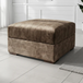 Fabric Footstool With Storage - Serena