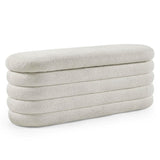 Fabric Hallway Ottoman Storage Bench - Hailey