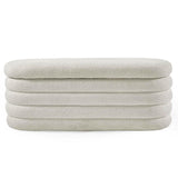 Fabric Hallway Ottoman Storage Bench - Hailey