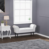 Fabric Hallway Seating Bench 102cm Wide - Velmora