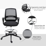 Fabric Home And Office Chair 59.5cm Wide With Adjustable Footrest in Set Of 5 - Velmora
