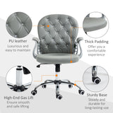 Fabric Home And Office Chair 59.5cm Wide With PU Leather Diamante Back - Velmora