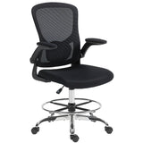 Fabric Home And Office Chair 60cm Wide With Adjustable Lumbar - Velmora