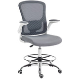 Fabric Home And Office Chair 60cm Wide With Adjustable Lumbar - Velmora