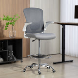Fabric Home And Office Chair 60cm Wide With Adjustable Lumbar - Velmora