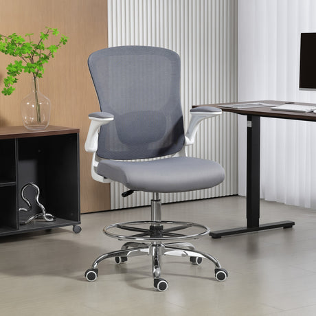 Fabric Home And Office Chair 60cm Wide With Adjustable Lumbar - Velmora