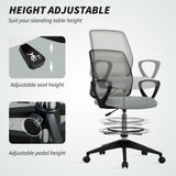 Fabric Home And Office Chair 68cm Wide With Footrest - Velmora