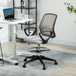 Fabric Home And Office Chair 68cm Wide With Footrest - Velmora