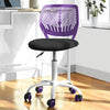 Fabric Home And Office Chair With White Base - Loft