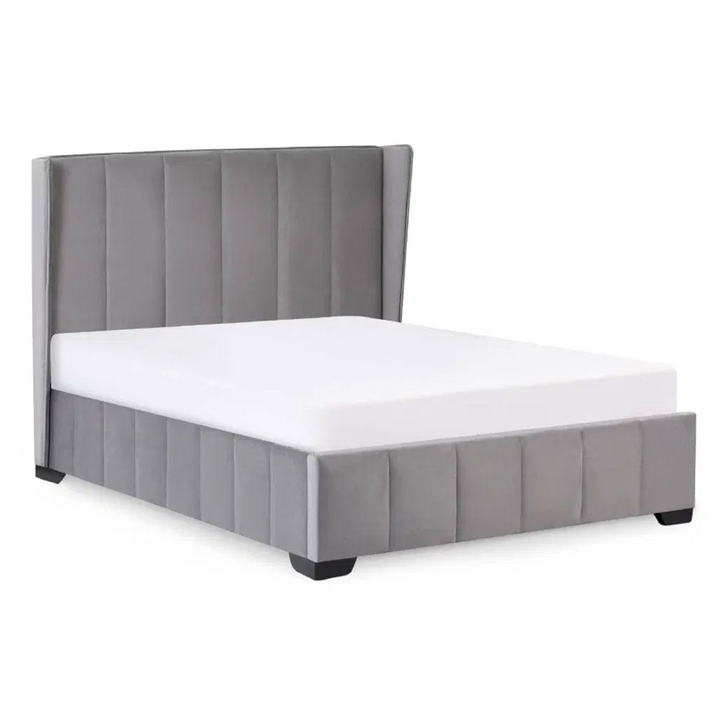 Fabric King Size Bed - Katie