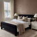 Fabric King Size Bed - Leonnie