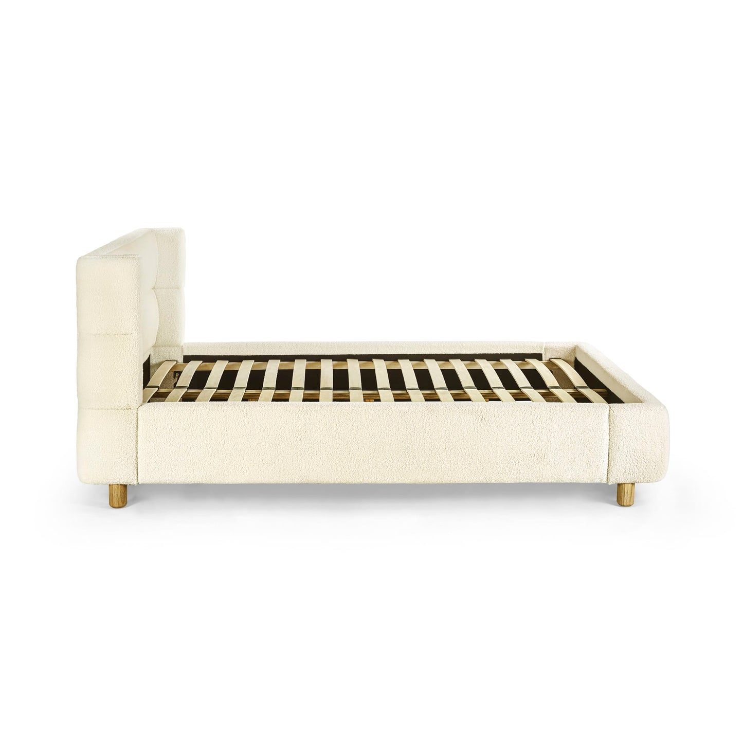 Fabric King Size Bed - Oberon