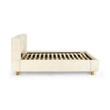 Fabric King Size Bed - Oberon