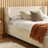 Fabric King Size Bed - Oberon