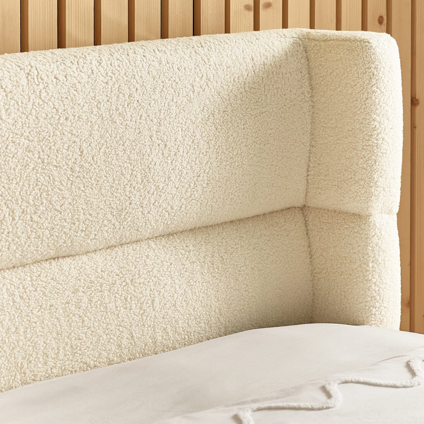 Fabric King Size Bed - Oberon