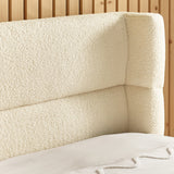 Fabric King Size Bed - Oberon