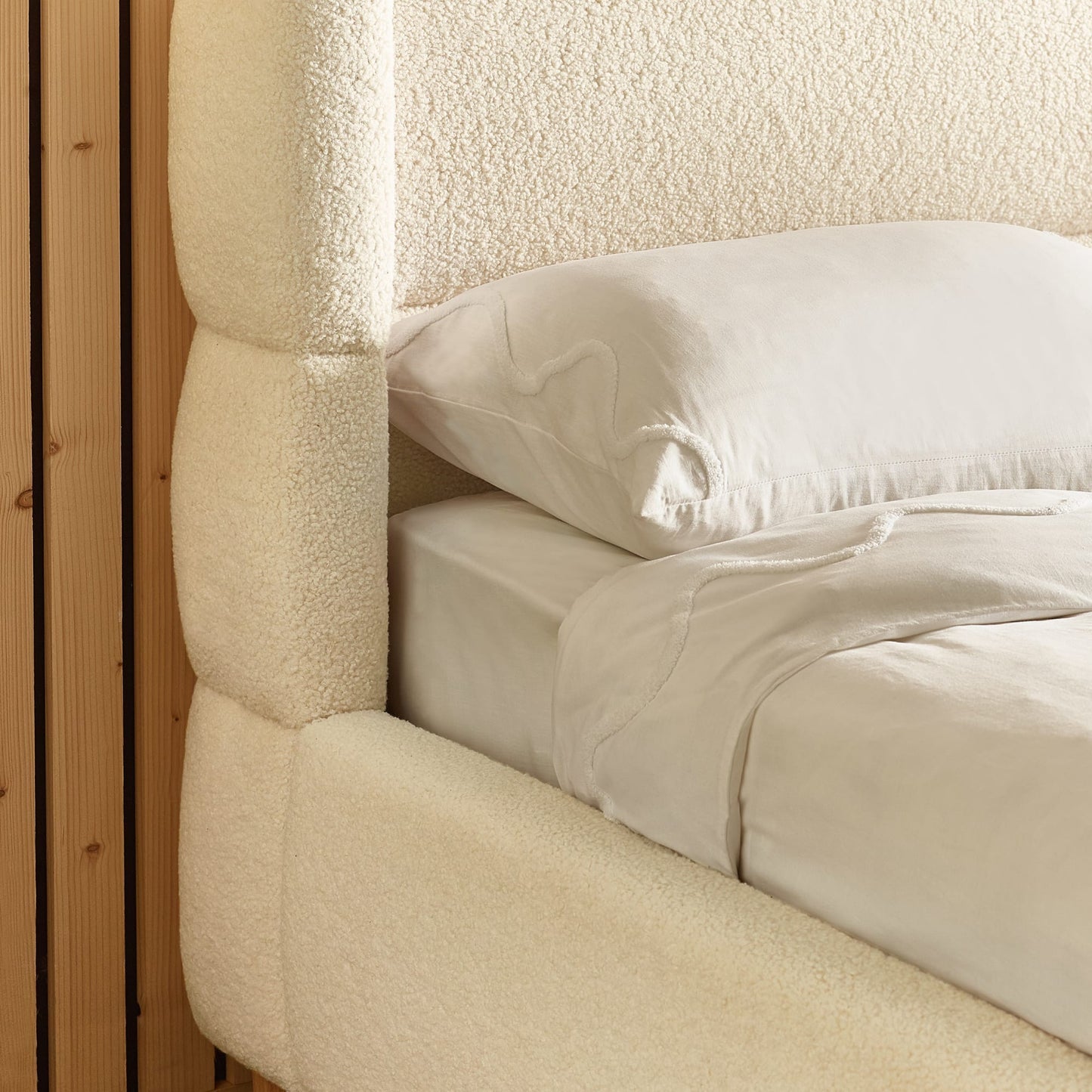 Fabric King Size Bed - Oberon