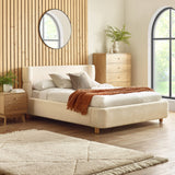 Fabric King Size Bed - Oberon