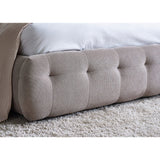 Fabric King Size Bed - Odette