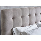 Fabric King Size Bed - Odette