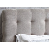 Fabric King Size Bed - Odette