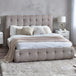 Fabric King Size Bed - Odette
