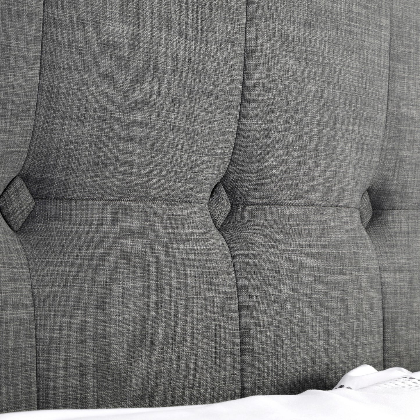 Fabric King Size Bed - Sorrento