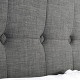 Fabric King Size Bed - Sorrento