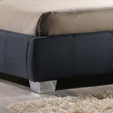 Fabric King Size Bed With Sprung Slatted Base - Braunston
