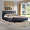 Fabric King Size Bed With Sprung Slatted Base - Braunston