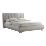Fabric King Size Bed With Sprung Slatted Base - Braunston