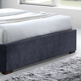 Fabric King Size Bed With Sprung Slatted Base - Hamilton