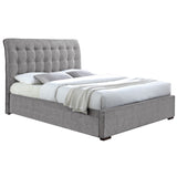 Fabric King Size Bed With Sprung Slatted Base - Hamilton