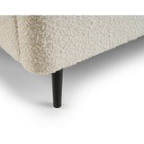 Fabric King Size Bed With Black Legs - Eden