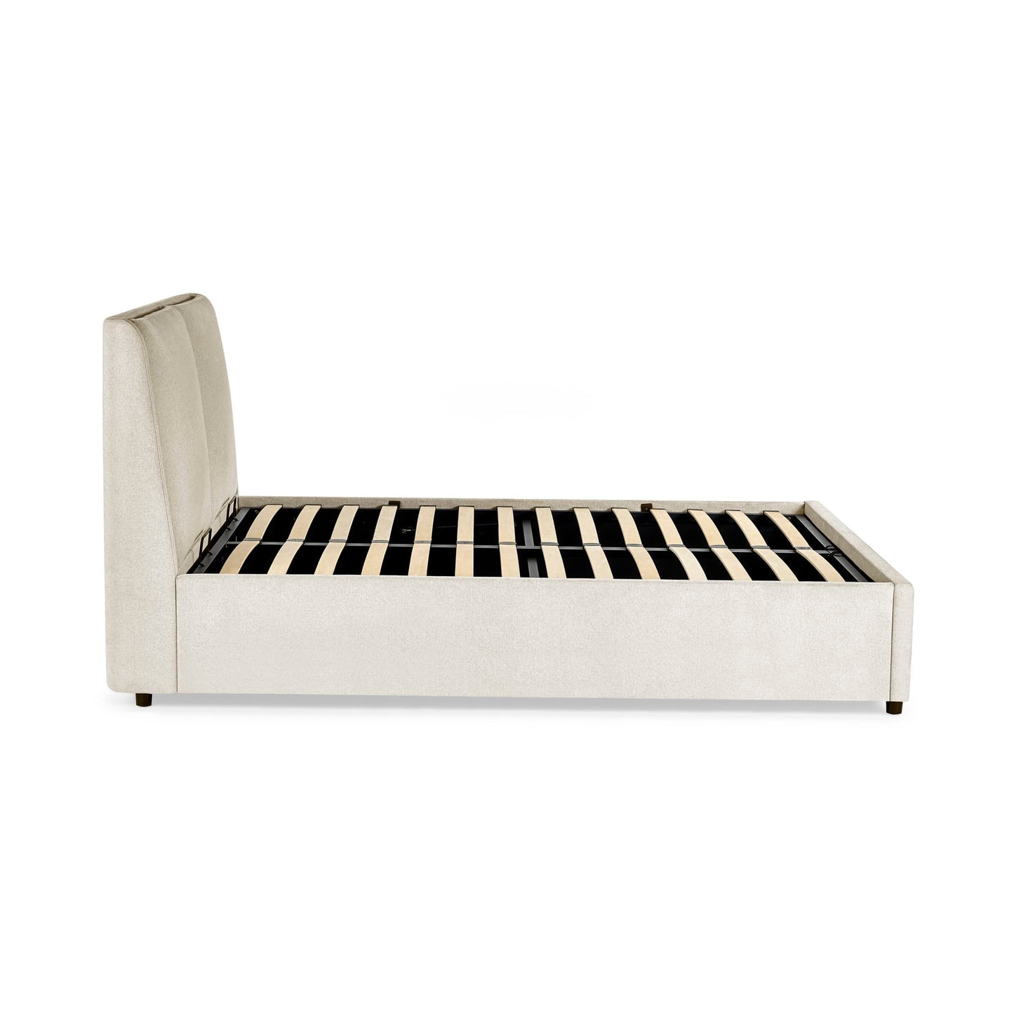 Fabric King Size Ottoman Storage Bed - Maddock