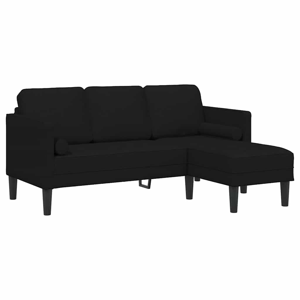 Fabric L Shaped Sofa 3 Seater - Vantage Home