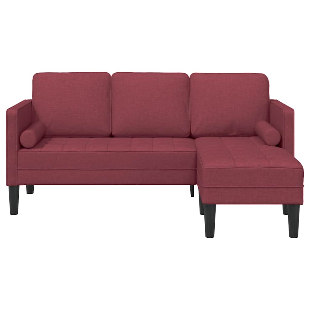 Fabric L Shaped Sofa 3 Seater - Vantage Home