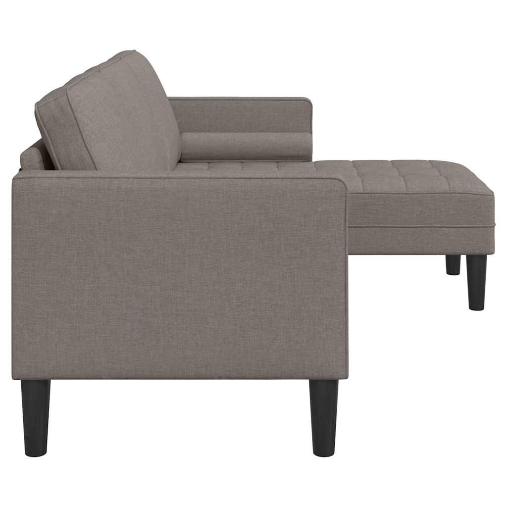 Fabric L Shaped Sofa 3 Seater - Vantage Home