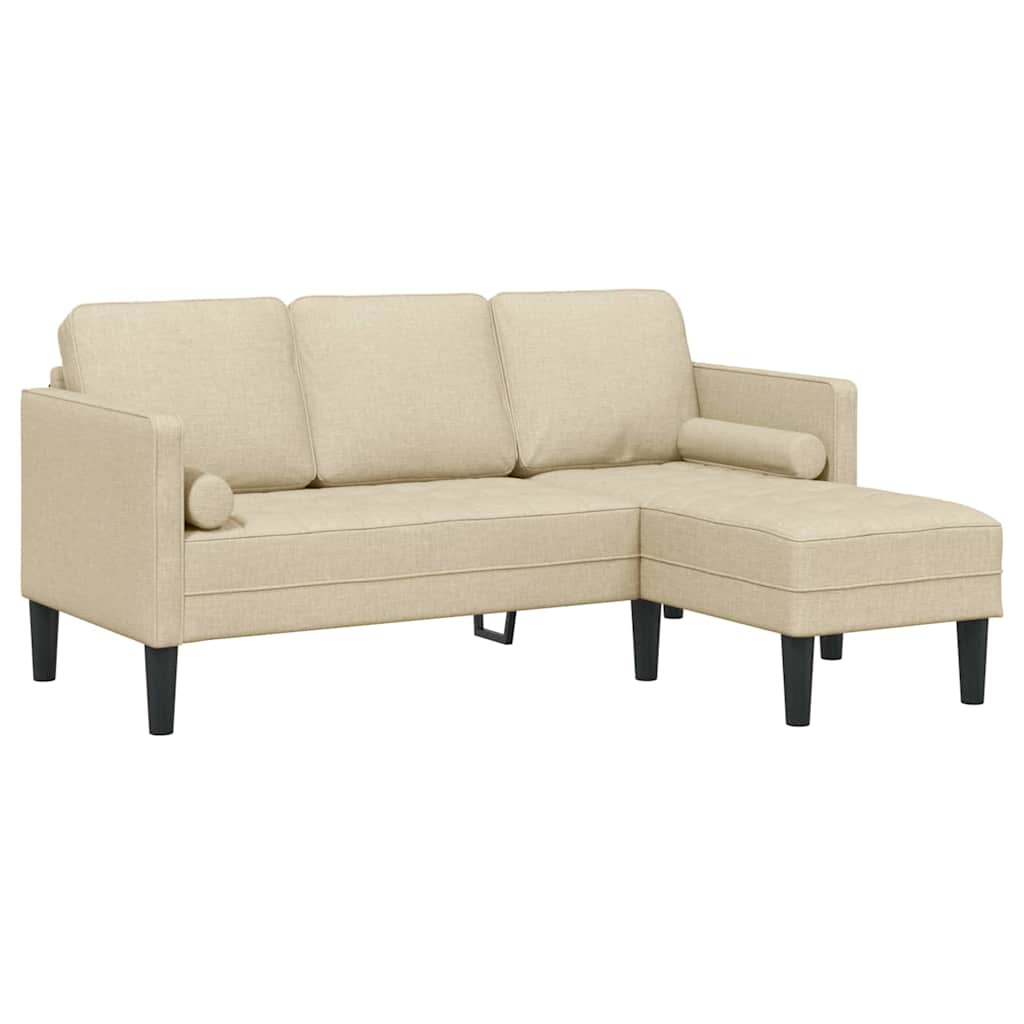 Fabric L Shaped Sofa 3 Seater - Vantage Home