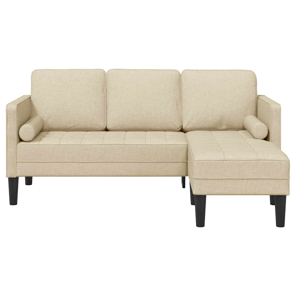 Fabric L Shaped Sofa 3 Seater - Vantage Home
