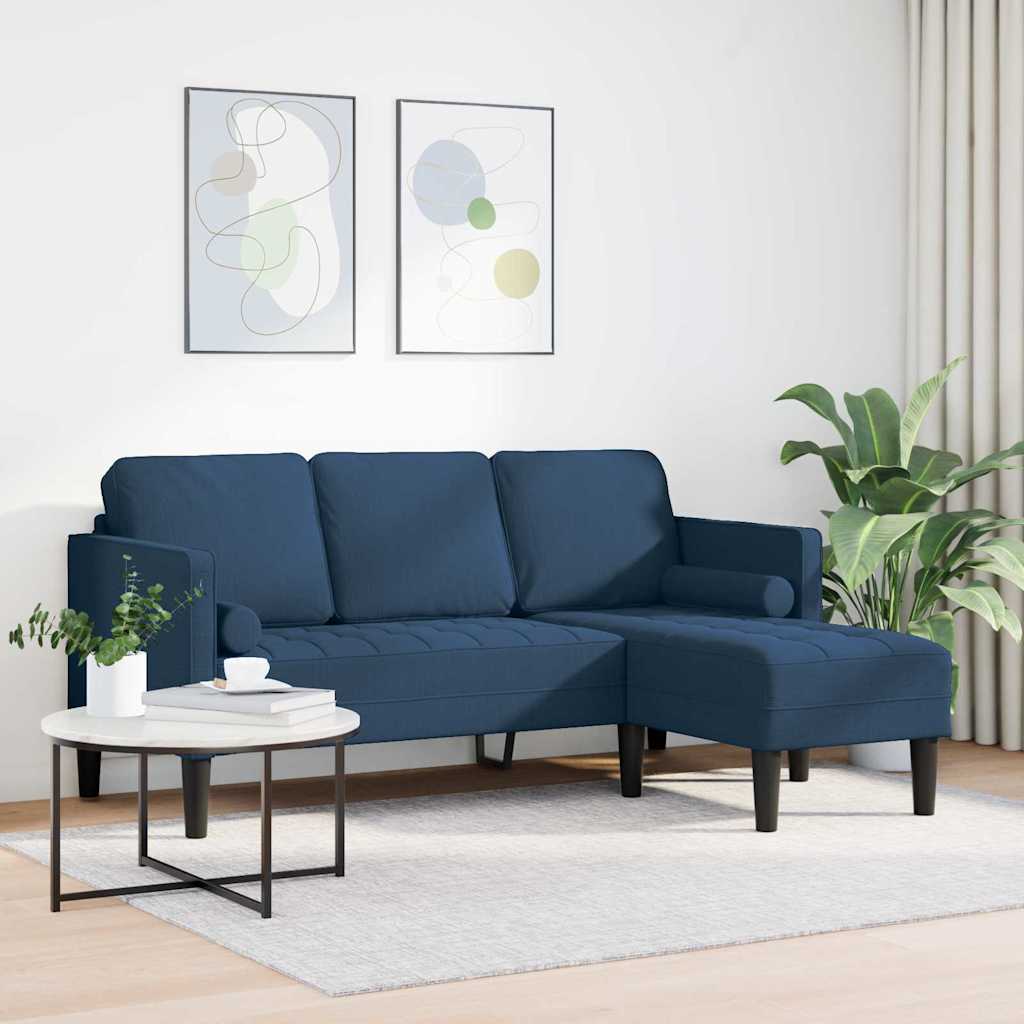 Fabric L Shaped Sofa 3 Seater - Vantage Home