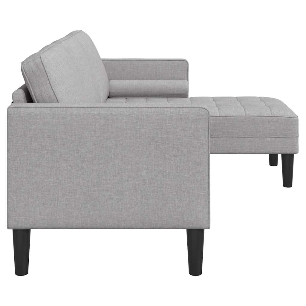 Fabric L Shaped Sofa 3 Seater - Vantage Home